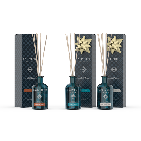 Bosques Antiguos Salimbeni 100 ml + Flores en Riviera 100 ml de PRUEBA GRATUITA + Seda y Musgo Blanco 100 ml de PRUEBA GRATUITA