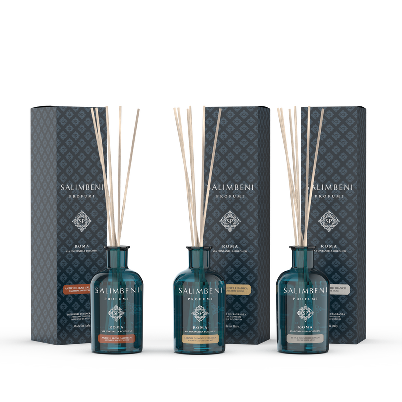Bosques Antiguos 100 ml + Madera de Nogal y Brezo 100 ml de PRUEBA GRATUITA + Seda y Musgo Blanco 100 ml de PRUEBA GRATUITA