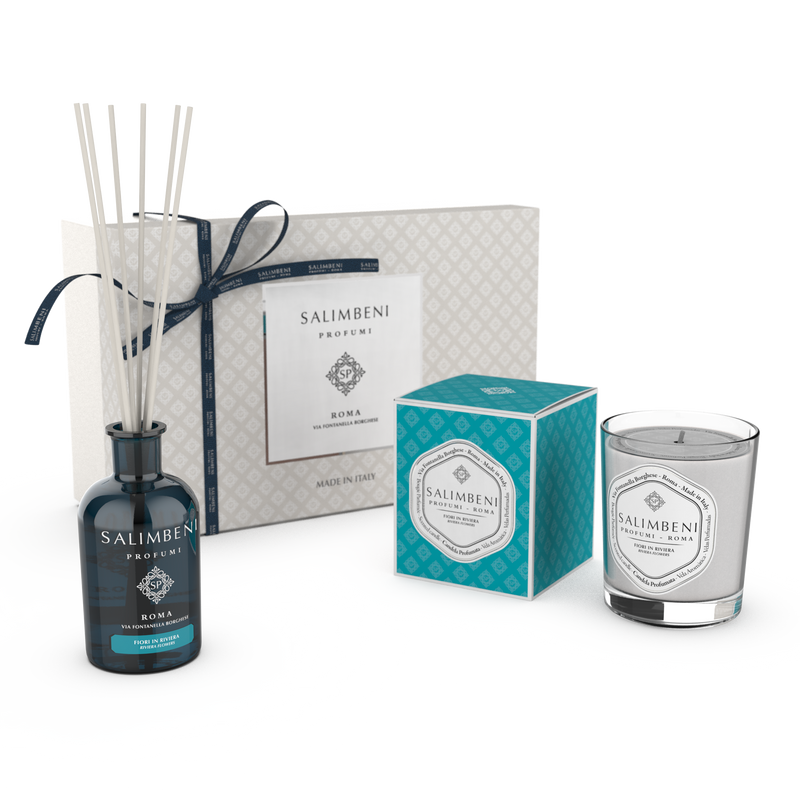 Confección Regalo A TU ELECCIÓN (Difusor de Varillas 250 ml + Vela Aromática 190gr de la misma fragancia)
