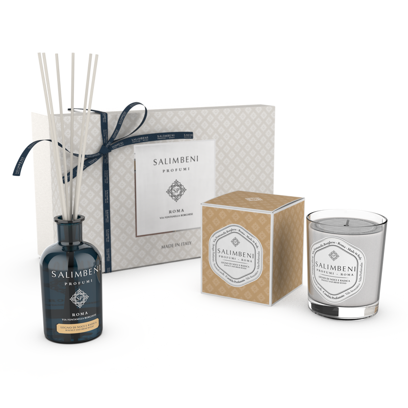 Confección Regalo A TU ELECCIÓN (Difusor de Varillas 250 ml + Vela Aromática 190gr de la misma fragancia)
