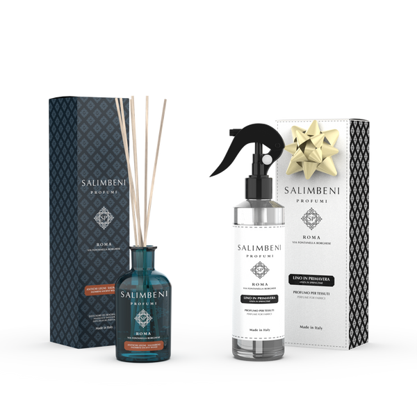 Bosques Antiguos Salimbeni 100 ml + Perfume Spray para Tejidos Lino en Primavera de PRUEBA GRATUITA
