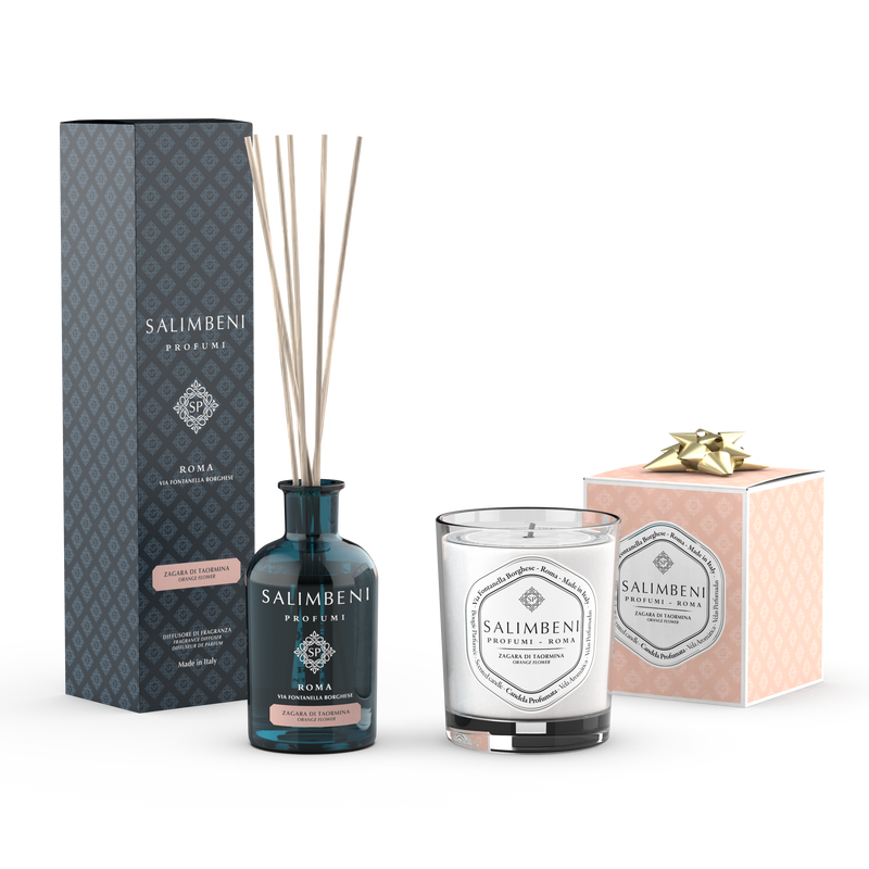 Difusor de Varillas de 250 ml A TU ELECCIÓN + Vela Perfumada de 190 g de la misma fragancia de PRUEBA GRATUITA