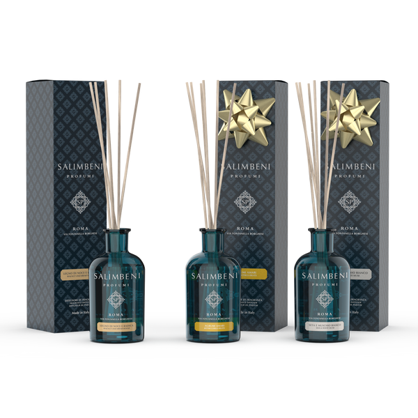 3 Fragancias de Ambiente 100 ml (Madera de Nogal y Brezo + Cítricos Amargos + Seda y Musgo Blanco)