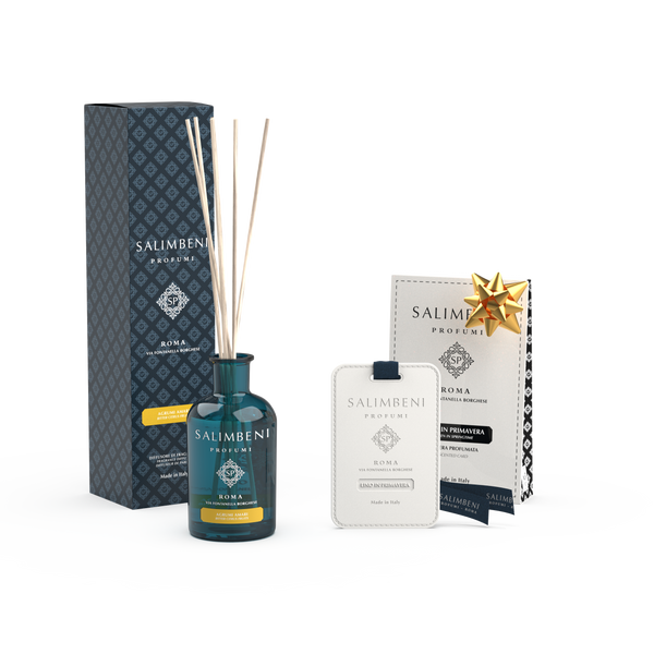 Difusor de Varillas 100 ml A TU ELECCIÓN + Tarjetas perfumadas para el Armario (3pz) - Lino en Primavera de PRUEBA GRATUITA