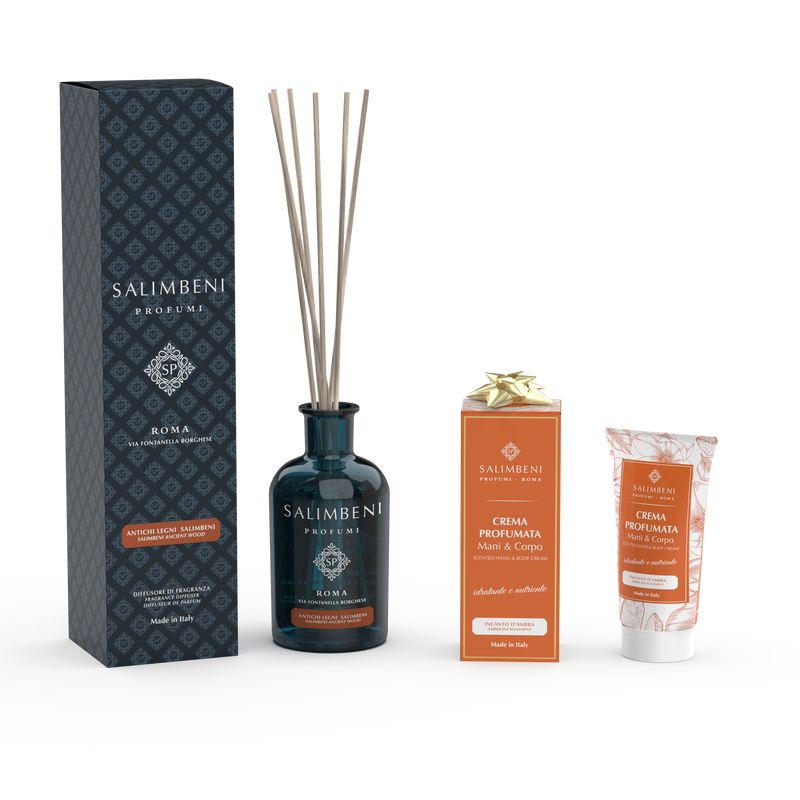 Bosques Antiguos Salimbeni 100 ml + Crema Perfumada 50ml a tu elección de PRUEBA GRATUITA