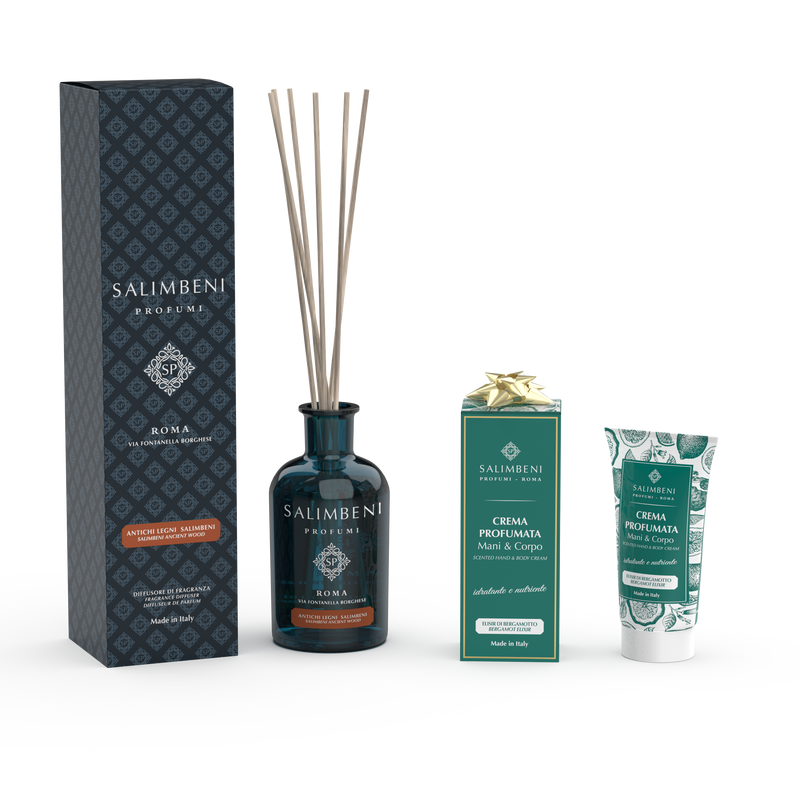 Bosques Antiguos Salimbeni 100 ml + Crema Perfumada 50ml a tu elección de PRUEBA GRATUITA