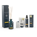 Difusor de Varillas de 250 ml A TU ELECCIÓN + Tarjetas Perfumadas para el Armario (3 uds) - Lino en Primavera de PRUEBA GRATUITA + Ambientador en Spray de 150 ml del mismo perfume que el Difusor de 250 ml