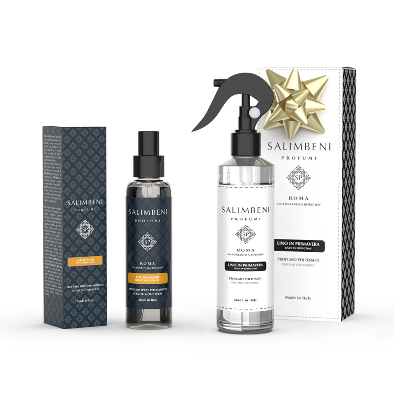 Ambientador en Spray 150 ml A TU ELECCIÓN + Spray de tejidos 250 ml - Lino en Primavera de PRUEBA GRATUITA