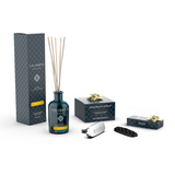 Difusor de Varillas 100 ml (FRAGANCIA A TU ELECCIÓN) +  Difusor para Coche Cromado Bosques Antiguos Salimbeni de PRUEBA GRATUITA + 1 Recarga Coche (misma fragancia del difusor) de PRUEBA GRATUITA