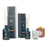 Difusor de Varillas de 250 ml (fragancia a tu elección) + Difusor de Varillas de 100ml (en la misma fragancia)+ Vela Aromática 190gr de PRUEBA GRATUITA (en la misma fragancia)