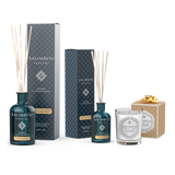 Difusor de Varillas de 250 ml (fragancia a tu elección) + Difusor de Varillas de 100ml (en la misma fragancia)+ Vela Aromática 190gr de PRUEBA GRATUITA (en la misma fragancia)
