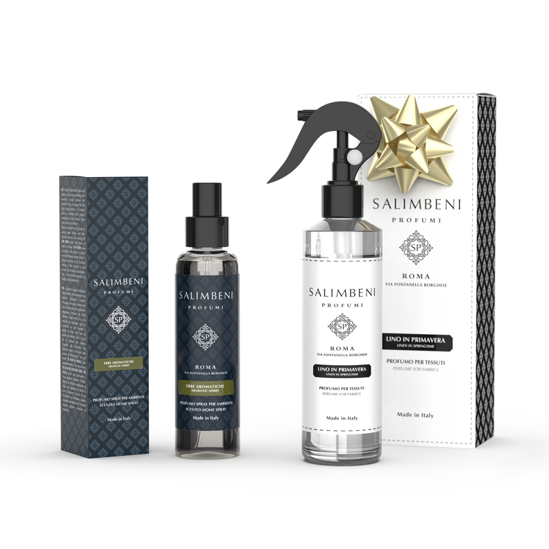 Ambientador en Spray 150 ml A TU ELECCIÓN + Spray de tejidos 250 ml - Lino en Primavera de PRUEBA GRATUITA