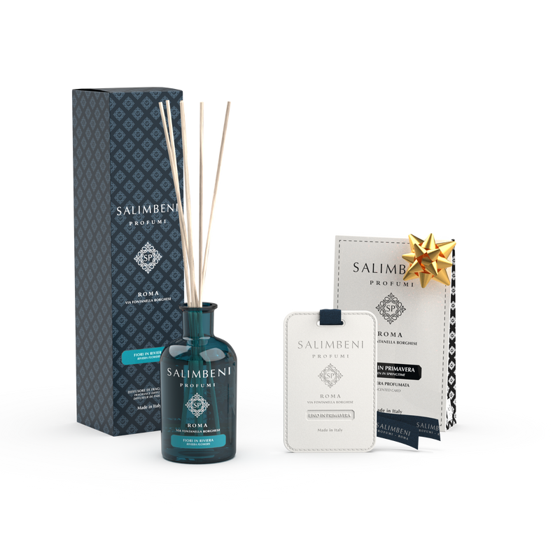 Difusor de Varillas 100 ml A TU ELECCIÓN + Tarjetas perfumadas para el Armario (3pz) - Lino en Primavera de PRUEBA GRATUITA