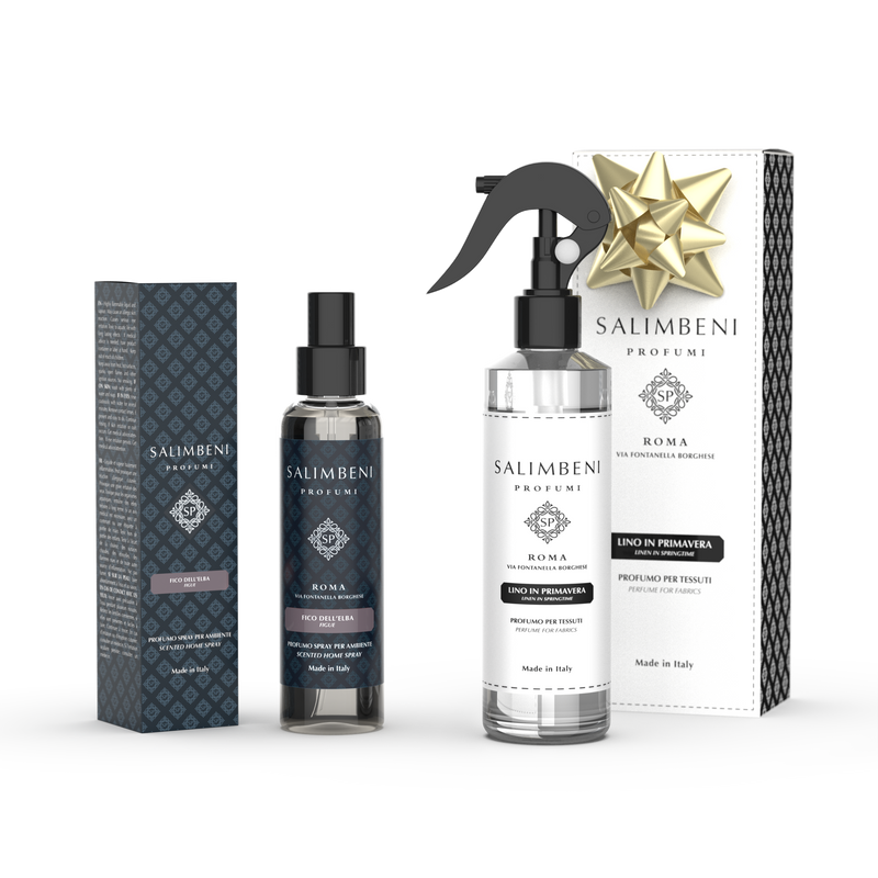 Ambientador en Spray 150 ml A TU ELECCIÓN + Spray de tejidos 250 ml - Lino en Primavera de PRUEBA GRATUITA