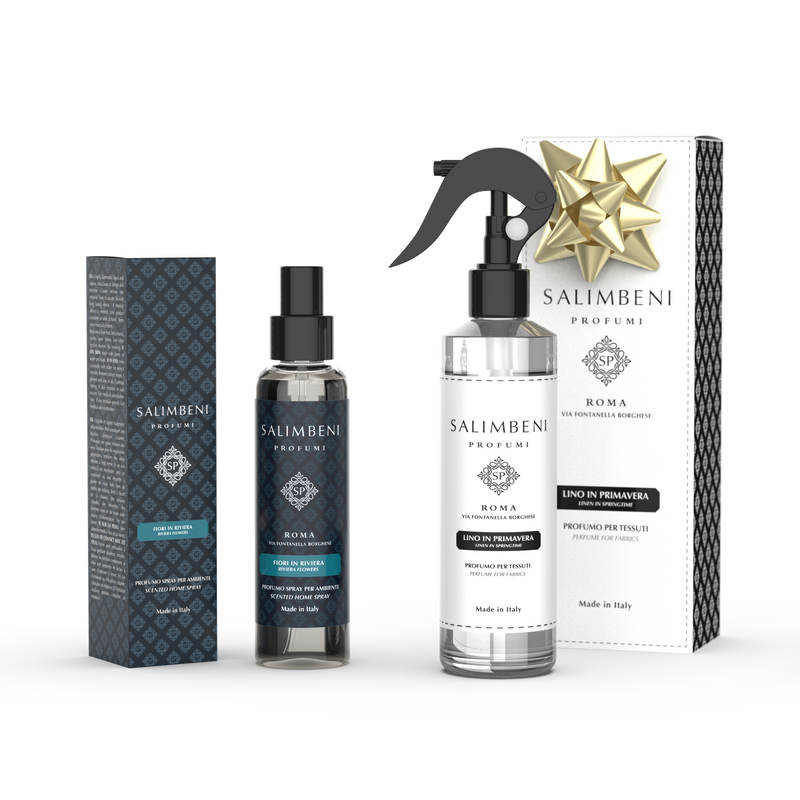 Ambientador en Spray 150 ml A TU ELECCIÓN + Spray de tejidos 250 ml - Lino en Primavera de PRUEBA GRATUITA