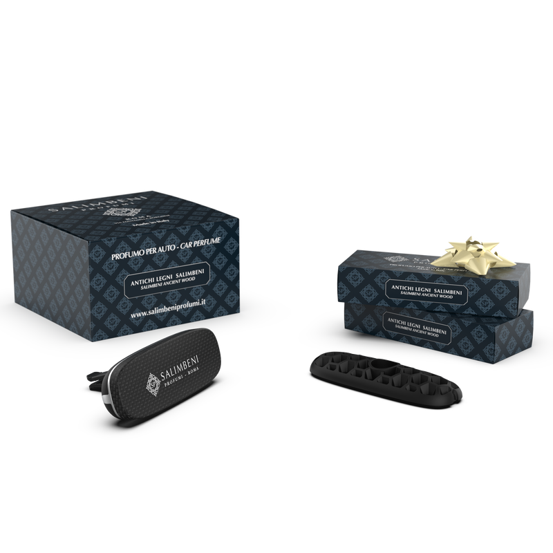 Difusor para coche acabado en carbón A TU ELECCIÓN + 2 recargas para coche de la misma fragrancia de PRUEBA GRATUITA