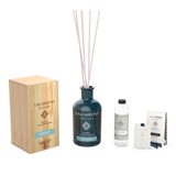 Difusor de Varillas 1000 ml A TU ELECCIÓN + Recarga de 250ml de la misma fragancia que el Difusor + Tarjetas Perfumadas para Armarios (3 uds)