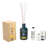 Difusor de Varillas 1000 ml A TU ELECCIÓN + Recarga de 250ml de la misma fragancia que el Difusor + Tarjetas Perfumadas para Armarios (3 uds)