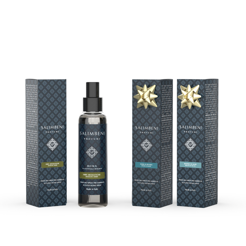 3 Ambientadores en Spray 150 ml (Hierbas Aromáticas + Brisa de Mar de PRUEBA GRATUITA + Flores en Riviera de PRUEBA GRATUITA)
