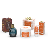 Eau de Parfum 100ml a tu elección + Crema Perfumada 200ml (misma fragancia) de PRUEBA GRATUITA + Crema Perfumada 50ml (misma fragancia) de PRUEBA GRATUITA