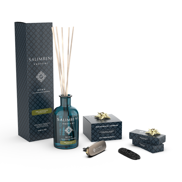 Hierbas Aromáticas 250ml + Difusor para Coche Bronce Bosques Antiguos de PRUEBA GRATUITA + 2 Recargas para Coche Hierbas Aromáticas de PRUEBA GRATUITA