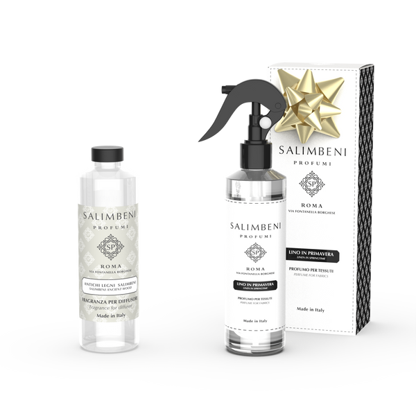 Recarga de Ambiente 250 ml A TU ELECCIÓN + Perfume Spray para Tejidos Lino en Primavera de PRUEBA GRATUITA