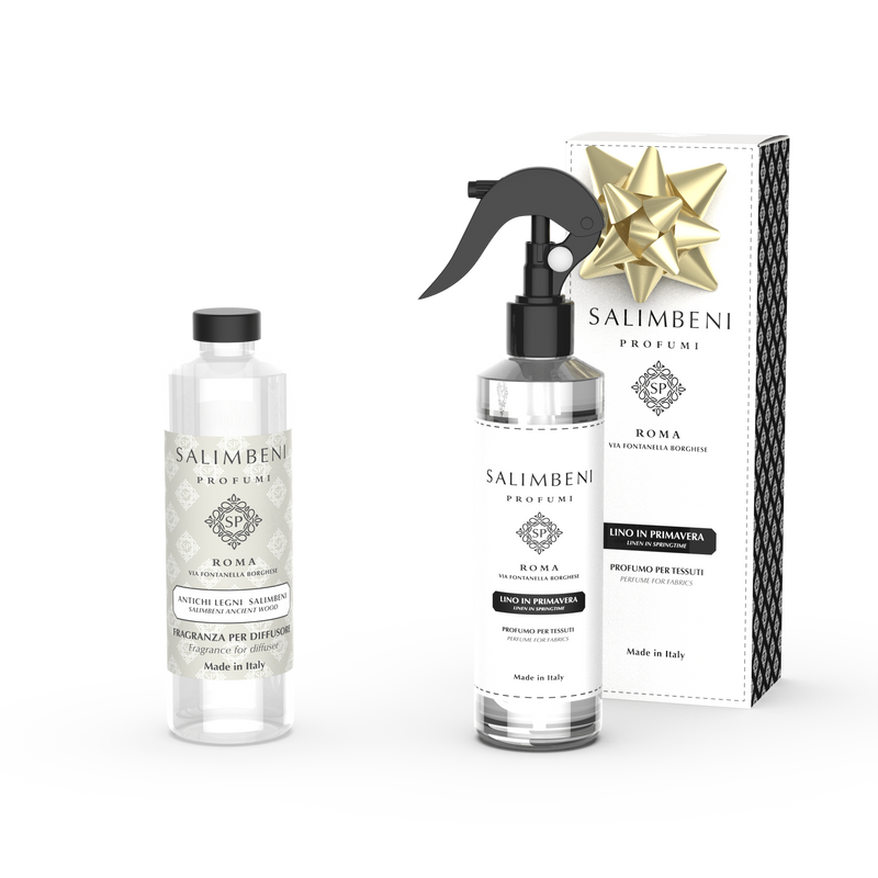 Recarga de Ambiente 250 ml A TU ELECCIÓN + Perfume Spray para Tejidos Lino en Primavera de PRUEBA GRATUITA