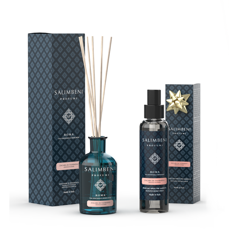 Difusor de Varillas 100 ml (fragancia a elección) + Ambientador en Spray 150 ml de la misma fragancia de PRUEBA GRATUITA