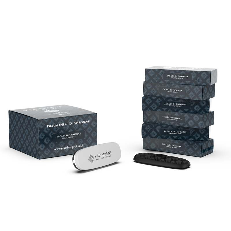 Difusor de Coche A TU ELECCIÓN + 6 recargas de la misma fragancia