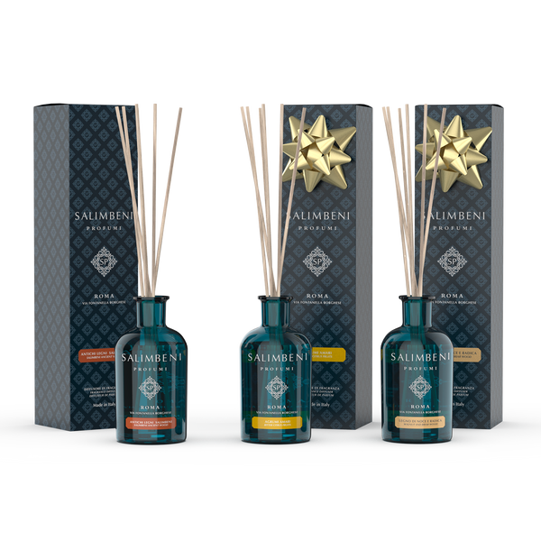 3 Fragancias (Bosques Antiguos Salimbeni 100 ml + Cítricos Amargos 100 ml + Madera de Nogal y Brezo 100 ml)