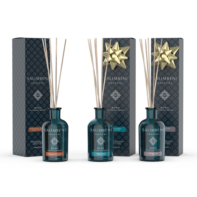 Bosques Antiguos Salimbeni 100 ml + Flores en Riviera 100 ml + Higo de Elba 100 ml