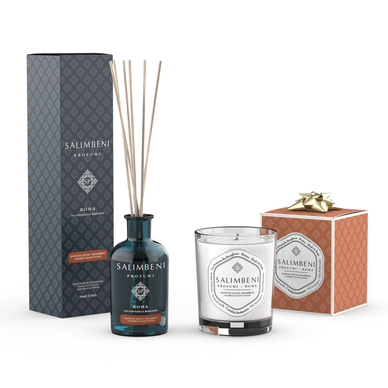 Bosques Antiguos Salimbeni 100 ml + Vela Aromática 190 g Bosques Antiguos Salimbeni