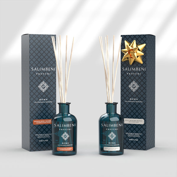 Bosques Antiguos Salimbeni 250 ml + Seda y Musgo Blanco 250 ml de PRUEBA GRATUITA