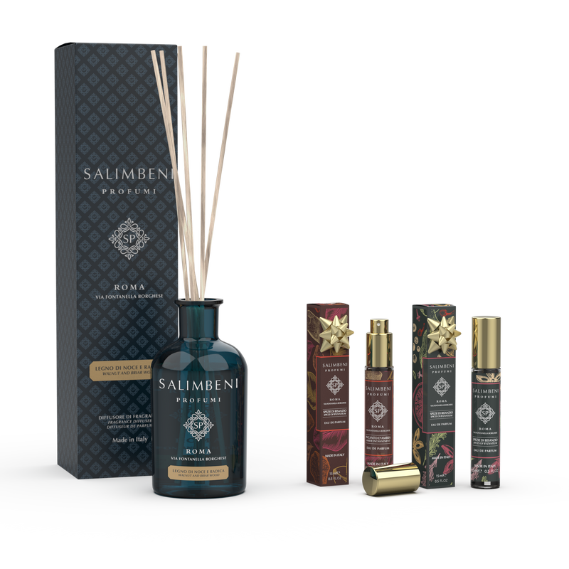 Difusor 250 ml A TU ELECCIÓN + Dos Perfumes de viaje (Encanto de Ámbar + Especias de Bizancio) de PRUEBA GRATUITA