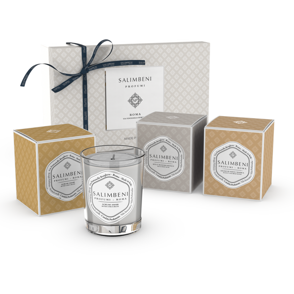 Confección Regalo 3 Velas Aromáticas de 190gr (FRAGANCIAS MIXTAS A TU ELECCIÓN)