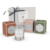 Confección Regalo 3 Velas Aromáticas de 190gr (FRAGANCIAS MIXTAS A TU ELECCIÓN)