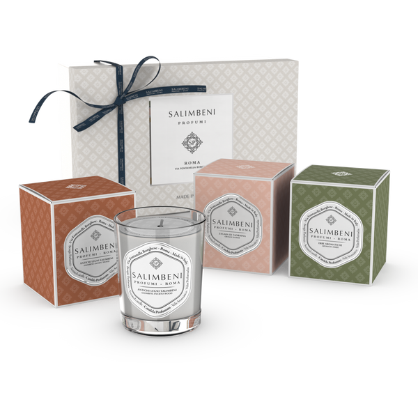Confección Regalo 3 Velas Aromáticas de 190gr (FRAGANCIAS MIXTAS A TU ELECCIÓN)