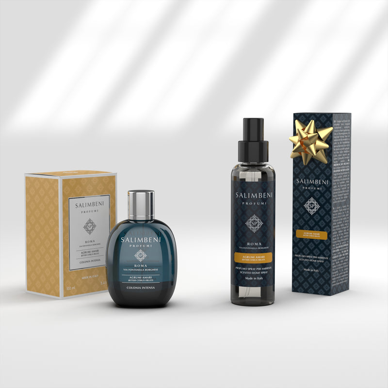 Colonia Intensa 100ml + Ambientador Spray 150ml - Cítricos Amargos