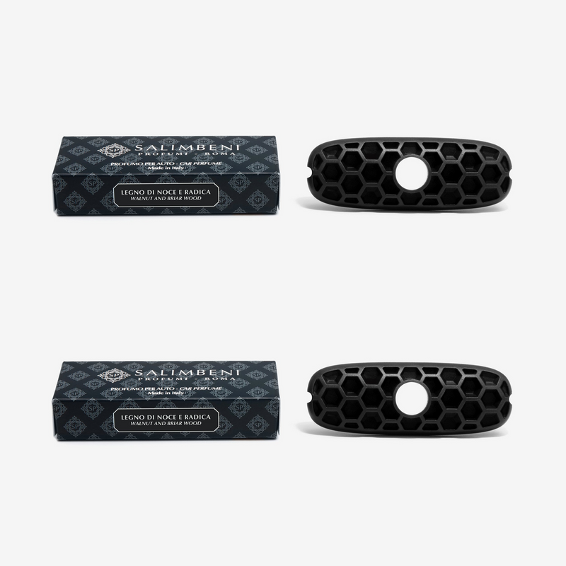 Recargas difusores de coche - Madera de Nogal y Brezo x2