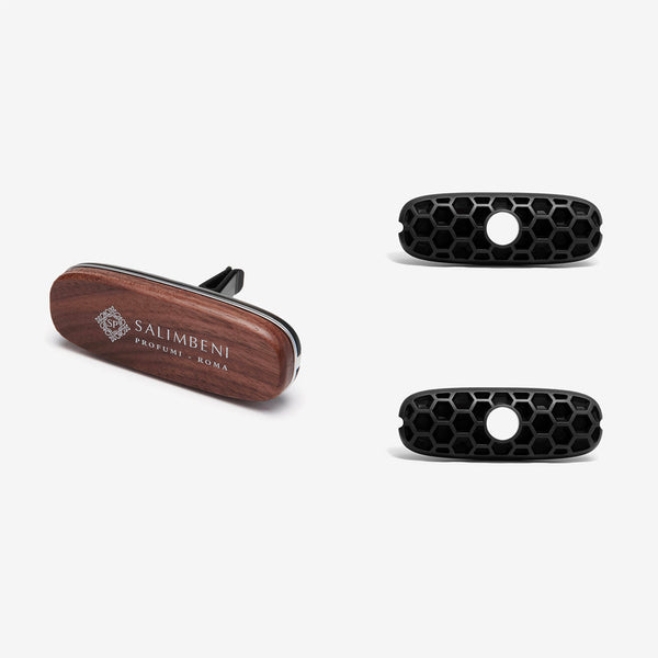 Difusor de coche de madera + 2 recargas - Hierbas Aromáticas