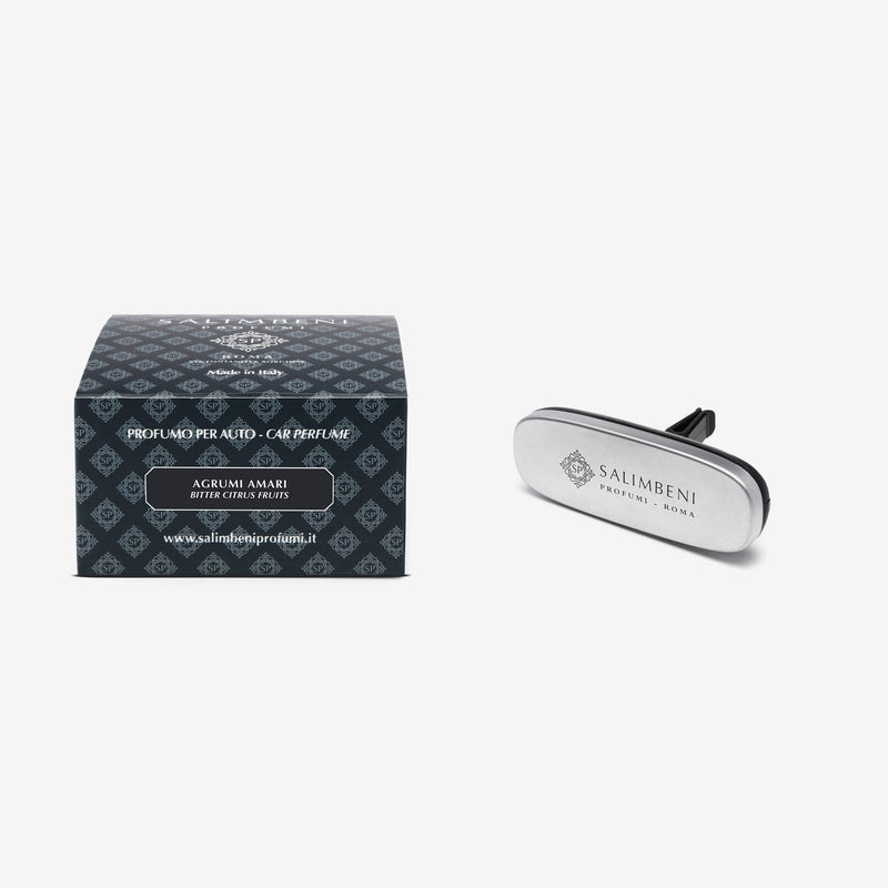 Difusor de coche cromado - Cítricos Amargos