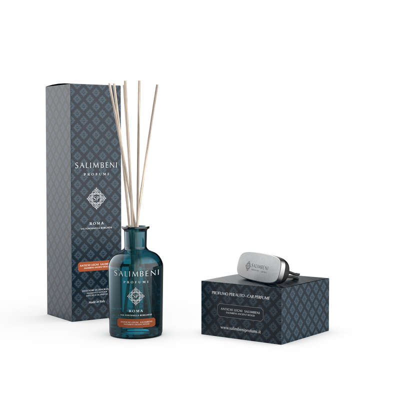 Bosques Antiguos Salimbeni 100 ml + Difusor para Coche Bosques Antiguos Salimbeni (soporte A ELECCIÓN)