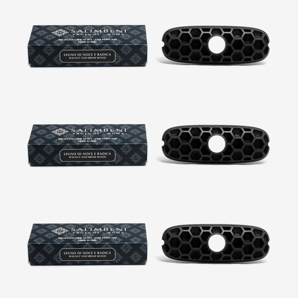 Recargas difusores de coche - MADERA DE NOGAL Y BREZO x3